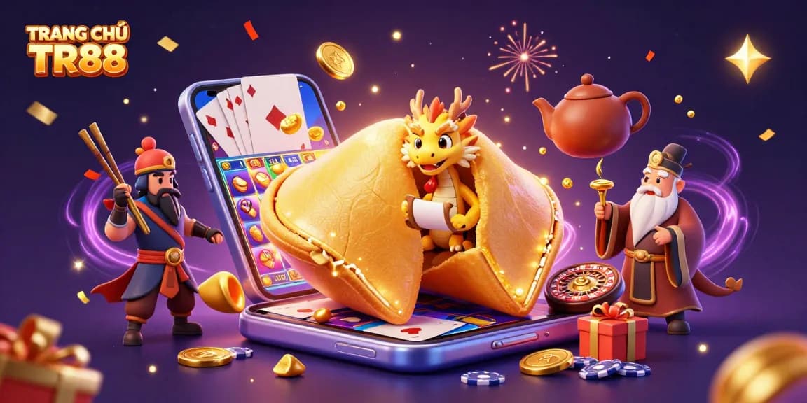 Experience thrilling winning strategies on TRANG CHỦ TR88 with golden coins and vibrant gaming elements!