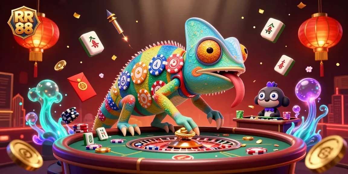 Experience thrilling action at RR 88 with games, prizes, and vibrant casino elements!