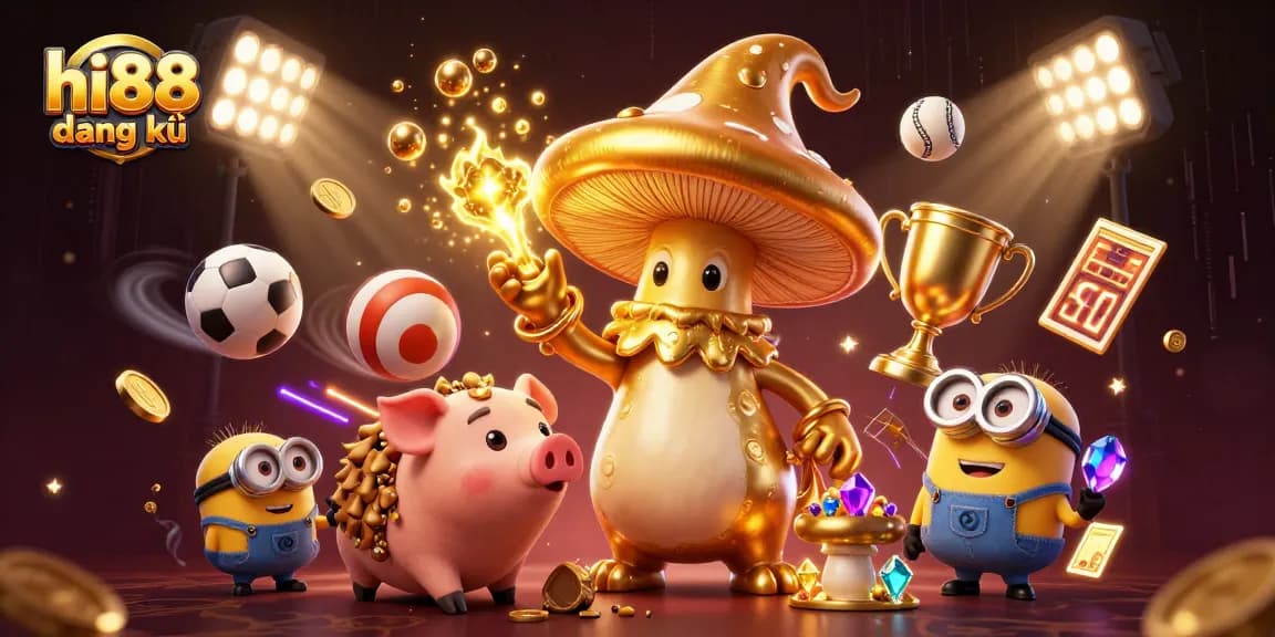 Win big with hi88 đăng ký as the golden wizard and friends reveal treasures in an exciting gaming scene.