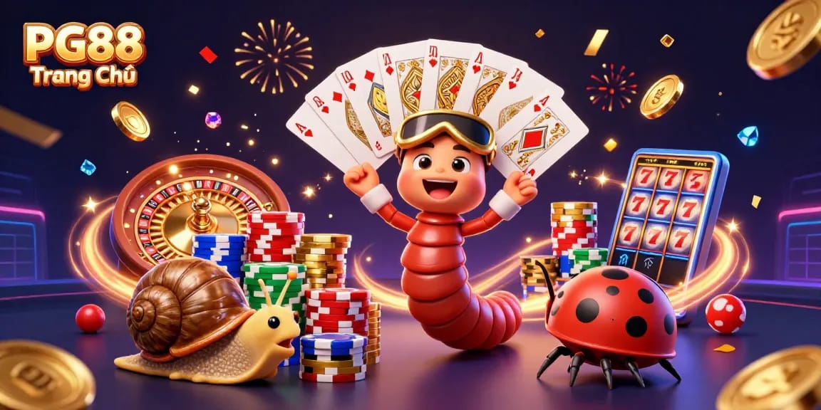 Engage with PG88 Trang Chủ through vibrant casino thrills and excitement, featuring dynamic characters and rich gaming elements.