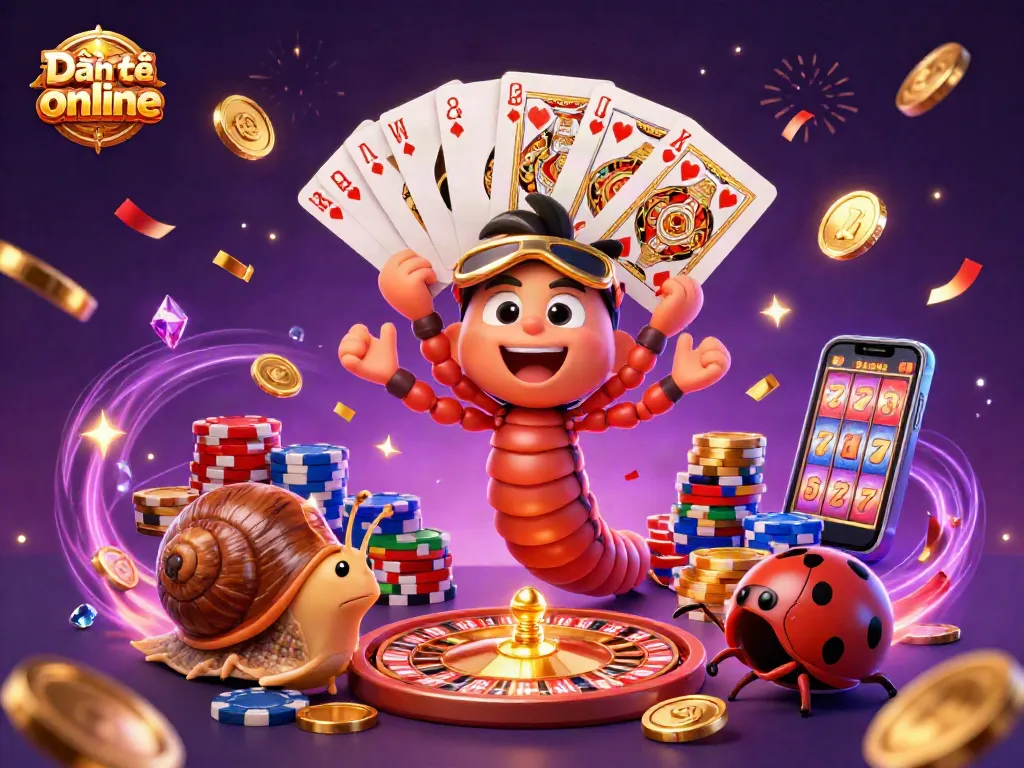 Experience the excitement of Đánh đề online with dynamic characters and casino elements!