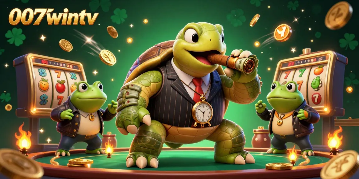 Watch 007wintv come alive in this dynamic illustration of a turtle mobster and bullfrog enforcers!