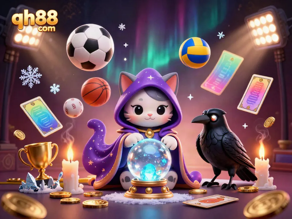 Experience the thrill of qh88 com with this vibrant, detailed 3D casino illustration showcasing games and fun.
