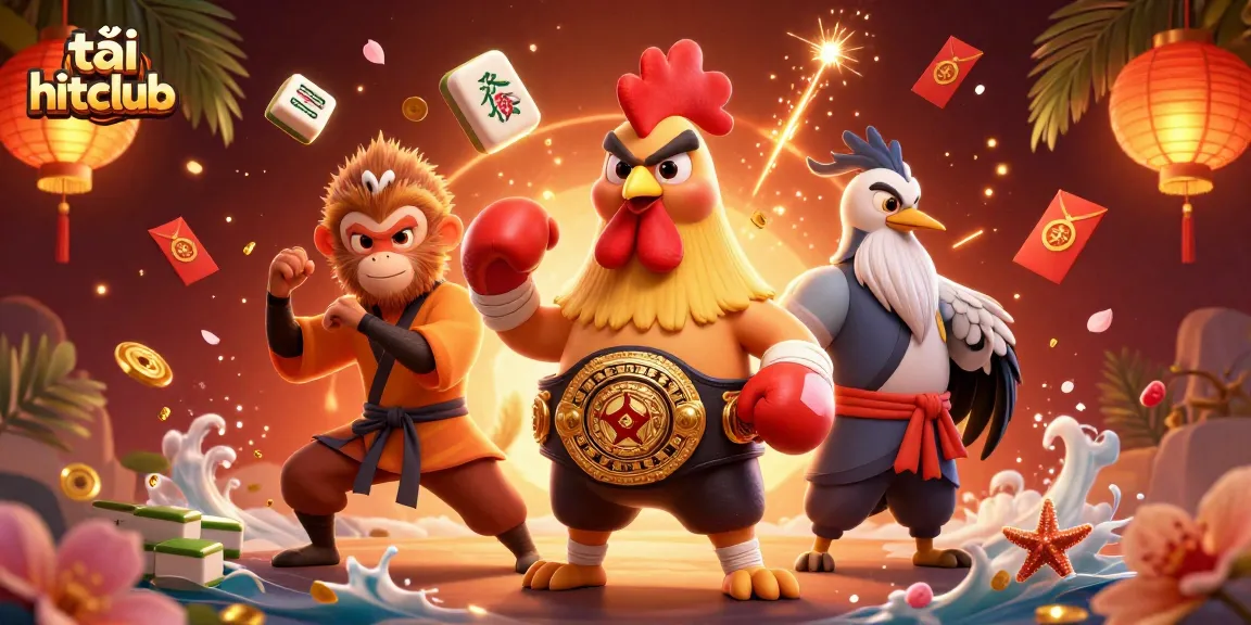 Engage with tải hitclub in a vibrant and dynamic online gaming scene featuring iconic characters