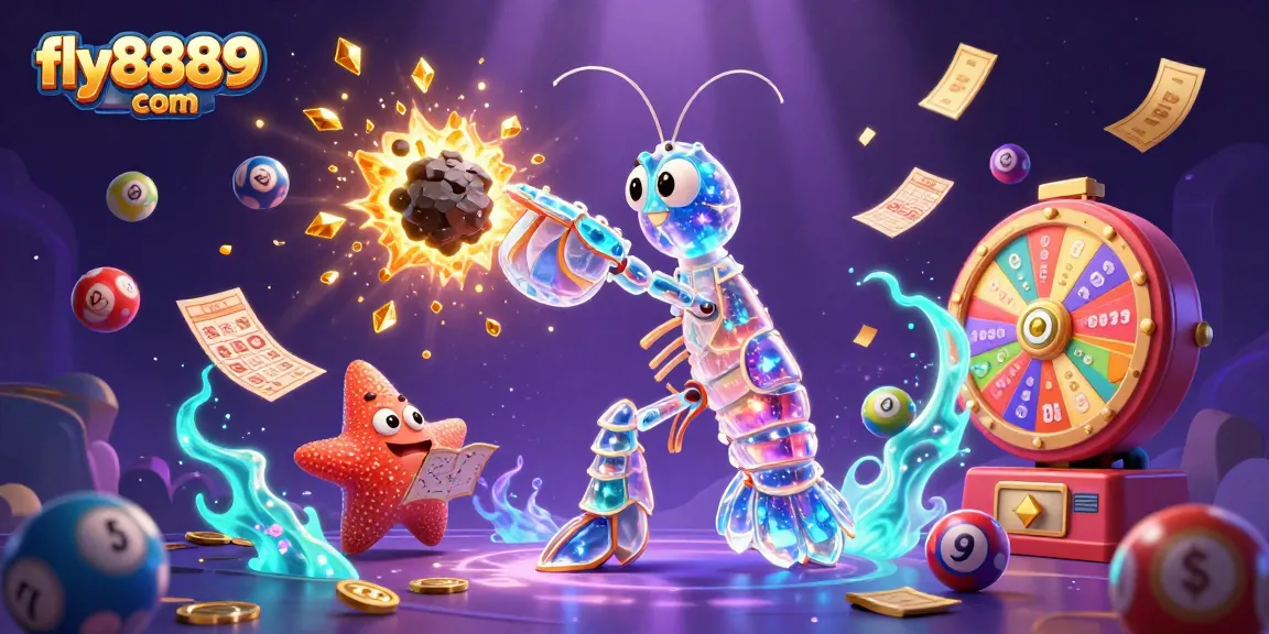 Experience thrilling gameplay at fly8889 com as a dazzling shrimp battles for treasure