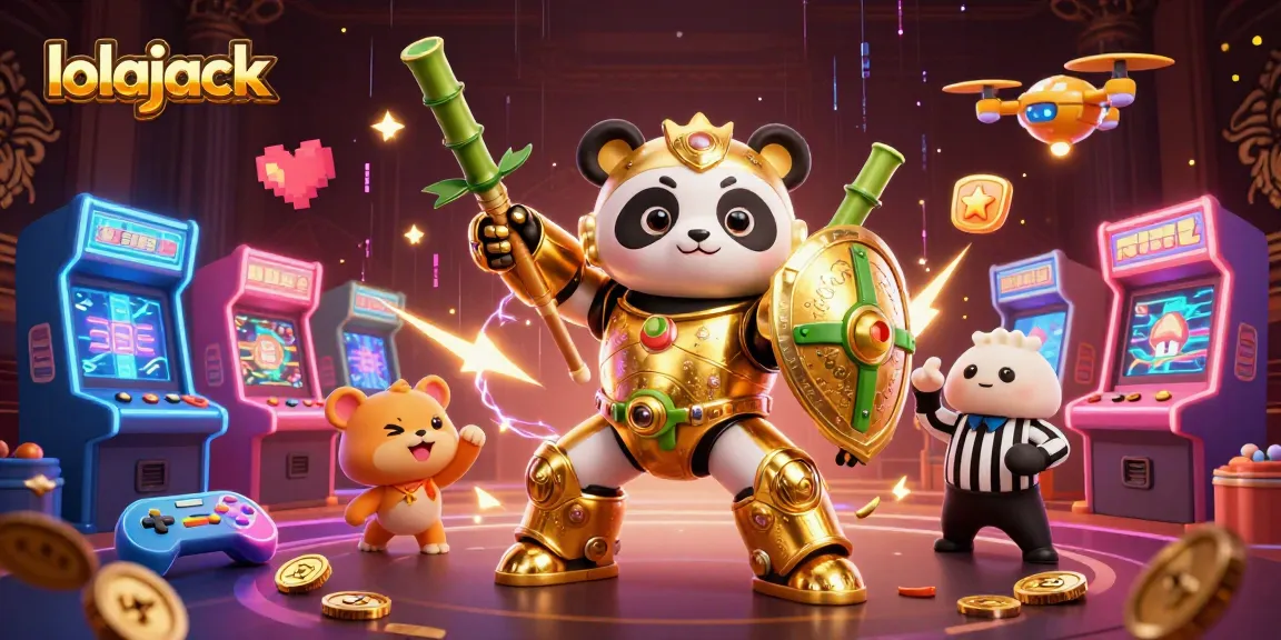 Join the action at lolajack casino with vibrant 3D gaming elements and unique characters.