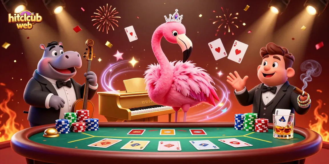 Engage in gameplay at hitclcub web with vibrant casino characters and dynamic gaming elements.
