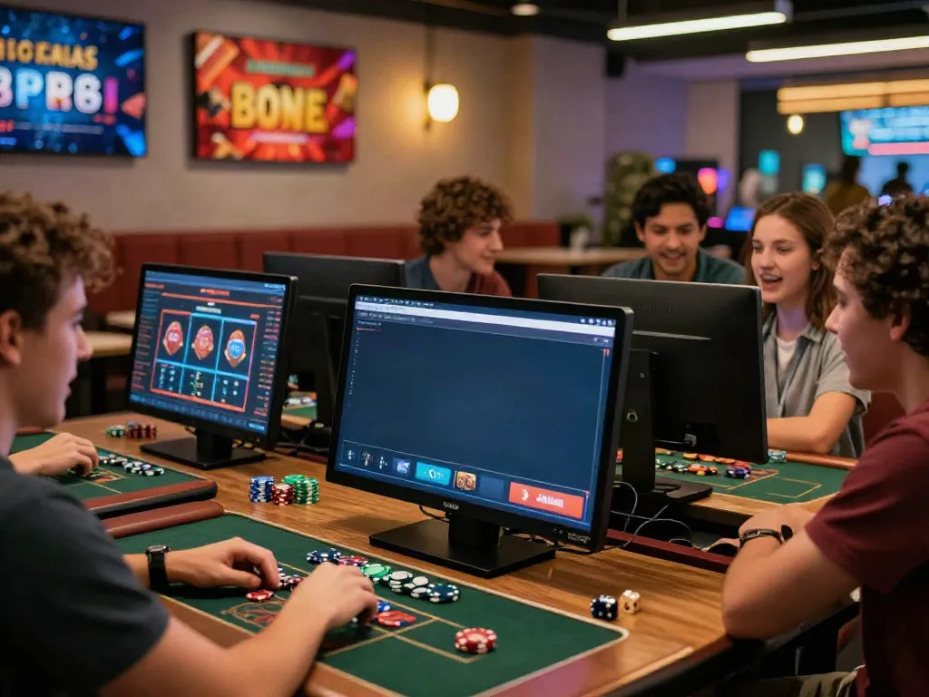 Experience live gaming at https://net88.broker/ in a modern lounge with vibrant promotions.