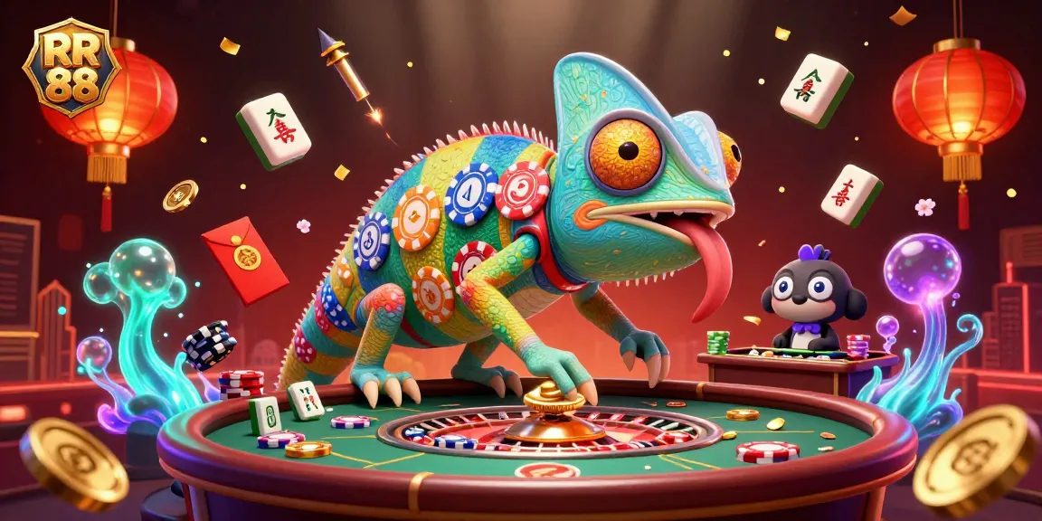Experience thrilling action at RR 88 with games, prizes, and vibrant casino elements!