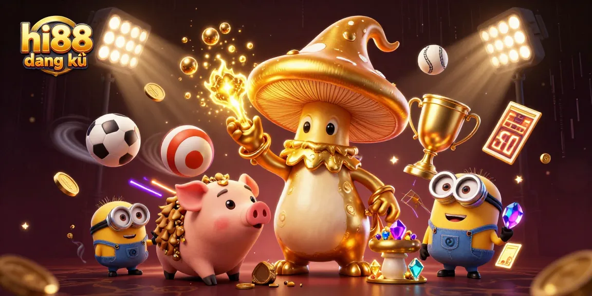 Win big with hi88 đăng ký as the golden wizard and friends reveal treasures in an exciting gaming scene.