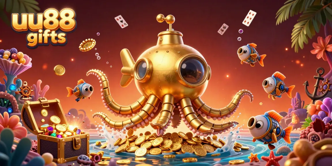 Play exciting games and win with uu88 gifts while exploring a vibrant underwater casino world.