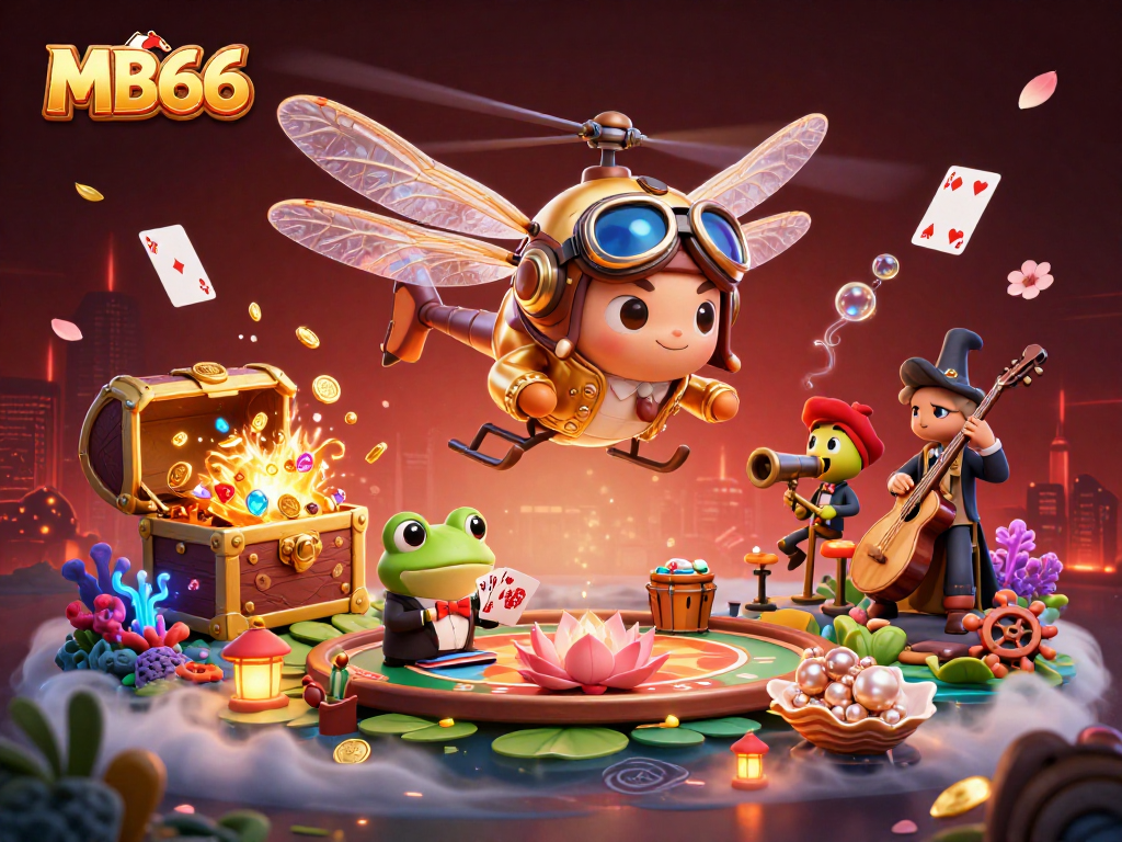 Experience thrilling action at MB66 casino, featuring unique characters and vibrant visuals.