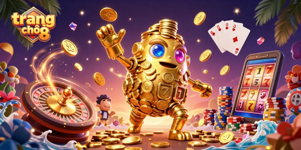 Engage with exciting features on trang chủ s8, showcasing a dynamic casino scene with vibrant elements.