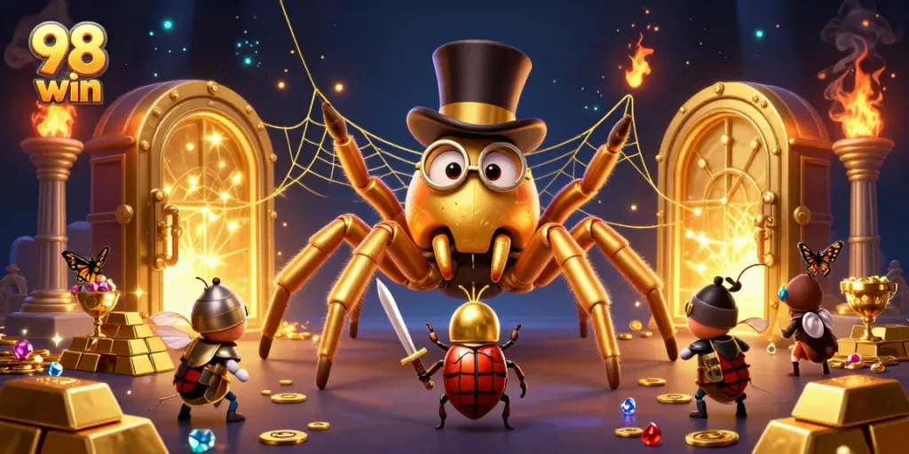 Experience excitement with 98 win amidst golden treasures and fanfare at the casino.