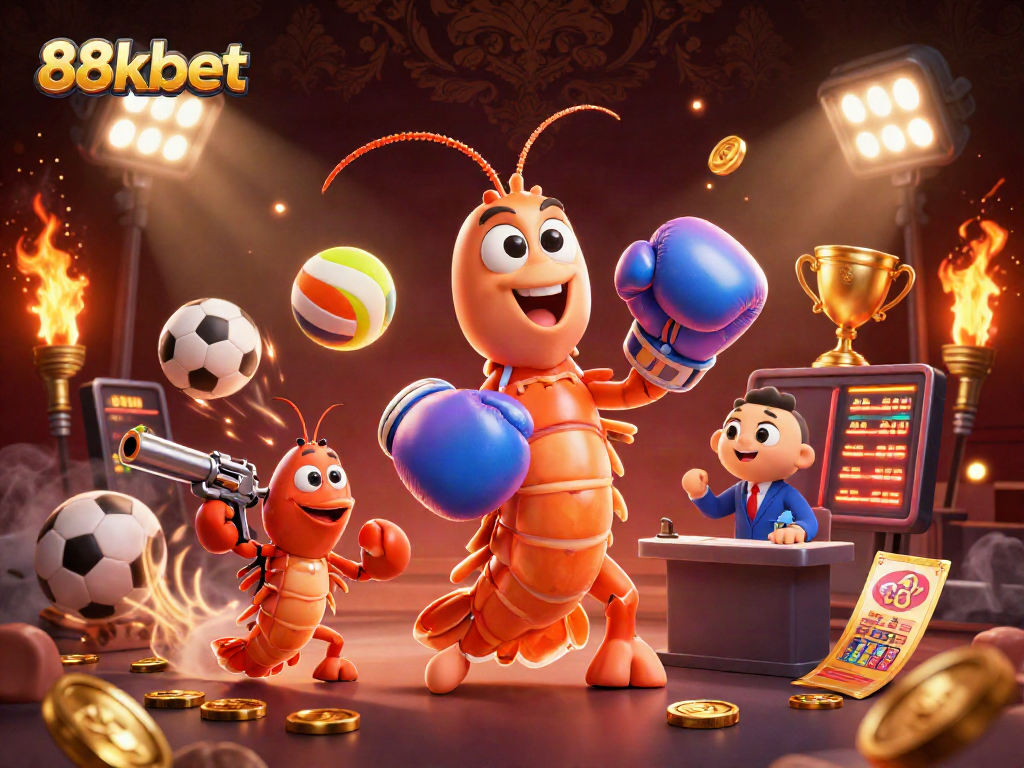 Experience thrilling moments with 88kbet's vibrant casino atmosphere featuring animated gameplay and glamorous jackpots.