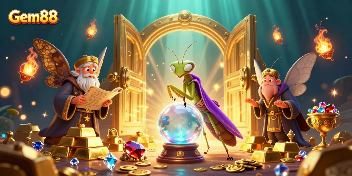 Join the mystical gem88 fortune teller in a vibrant casino adventure as she unveils winning secrets.