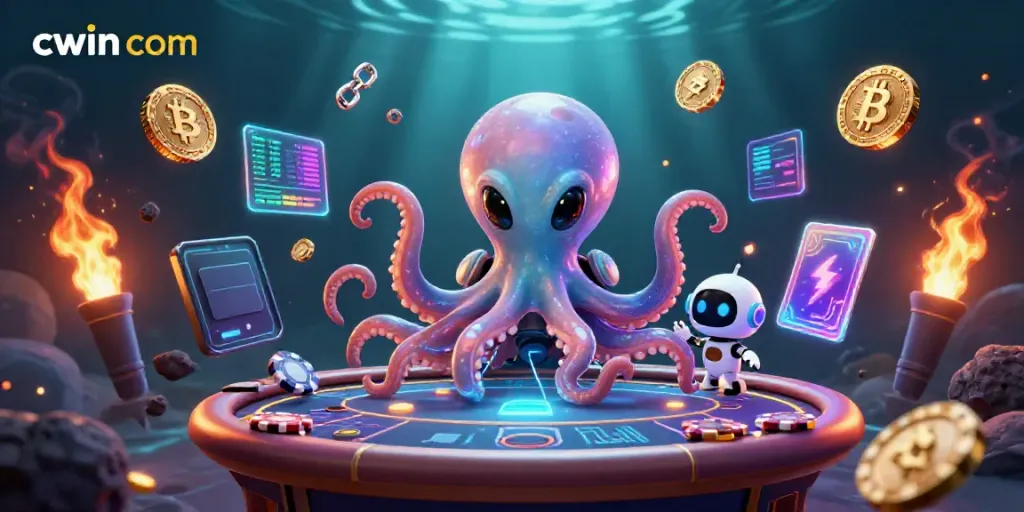 Engage with thrilling gameplay at cwin com with vibrant alien casino scene.