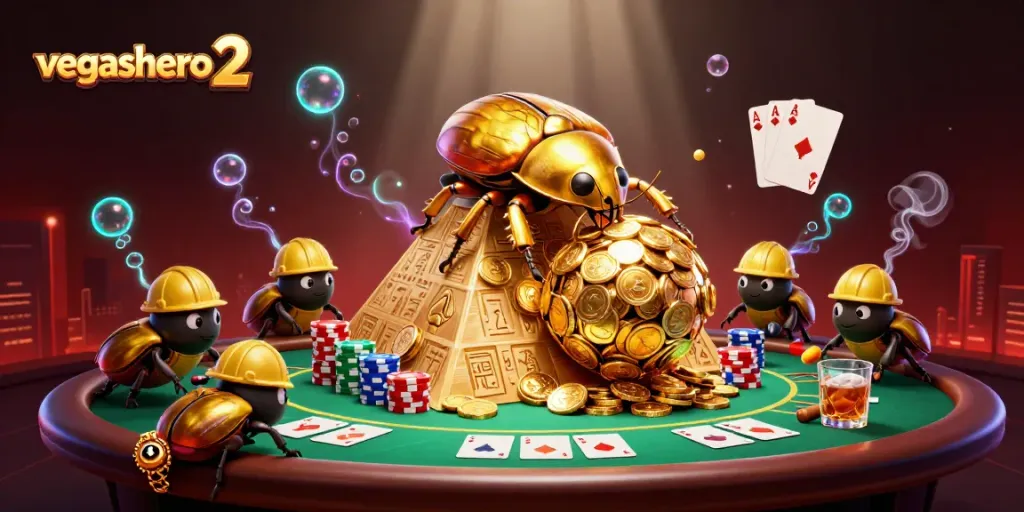Engage with exciting vegashero 2 casino adventures featuring golden beetles and poker glamour.