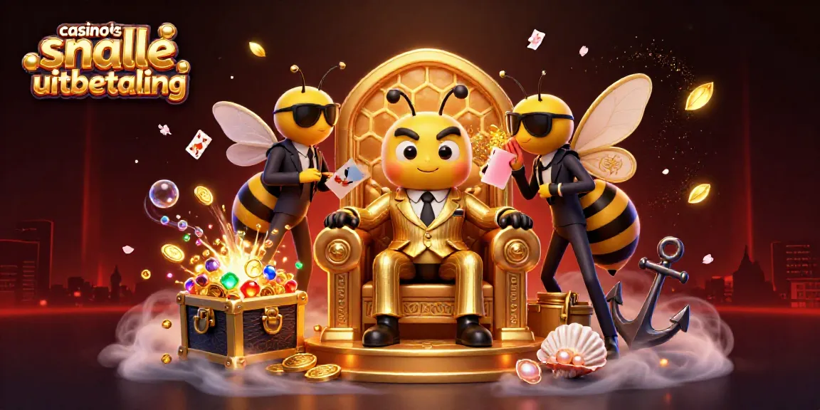 Experience quick payouts at casino's met snelle uitbetaling with our engaging 3D illustrative art.