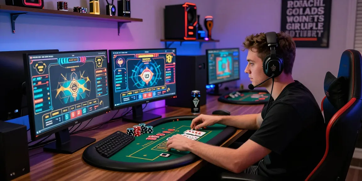 Engaged player on sc88 online gaming platform in a modern setup.