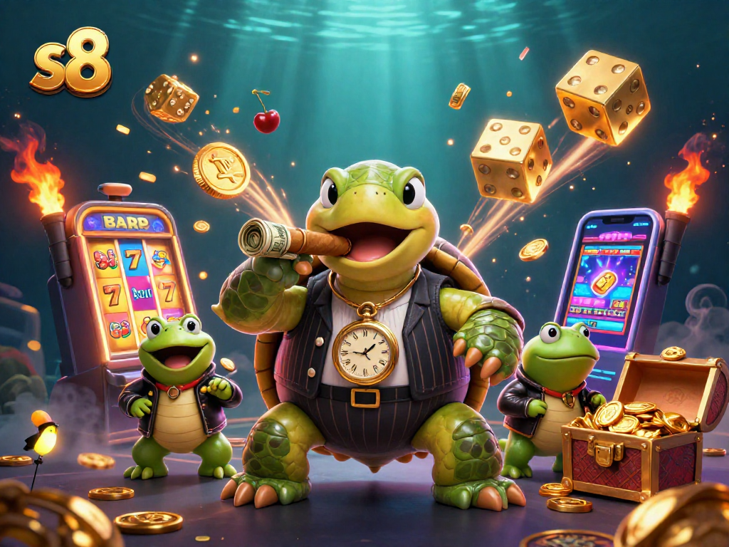 Experience thrilling gameplay at s8 casino with vibrant slot machines and charismatic characters