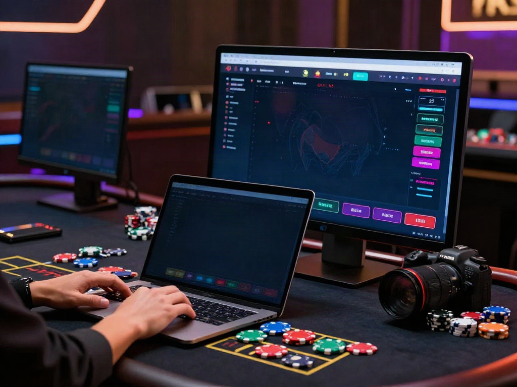 Engaging betting experience at https://red88.limited/ with modern gaming setup and vibrant ambience.