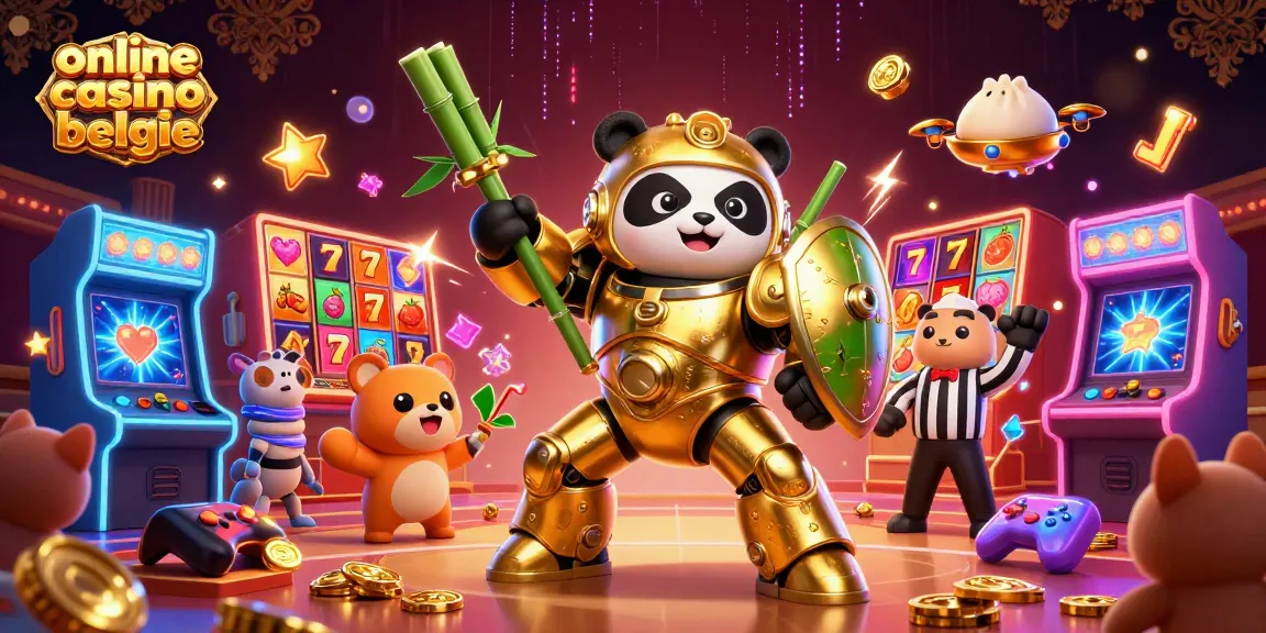 Explore vibrant games at online casino belgie with dynamic slot reels and cheering animal spectators.