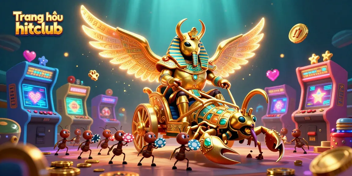 Experience thrilling gameplay with Trang chủ hitclub featuring a vibrant casino scene full of excitement.
