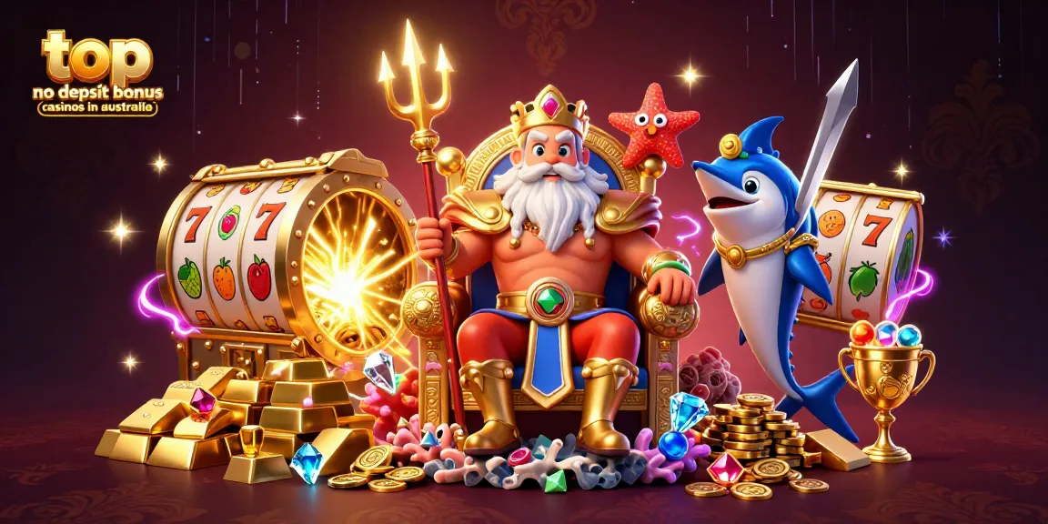 Win big with top no deposit bonus casinos in Australia featuring Neptune and treasure!