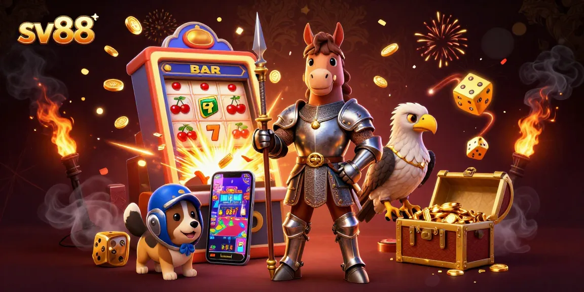 Experience thrilling adventures at sv88 as a knight, puppy, and falcon join dazzling jackpots and casino games.