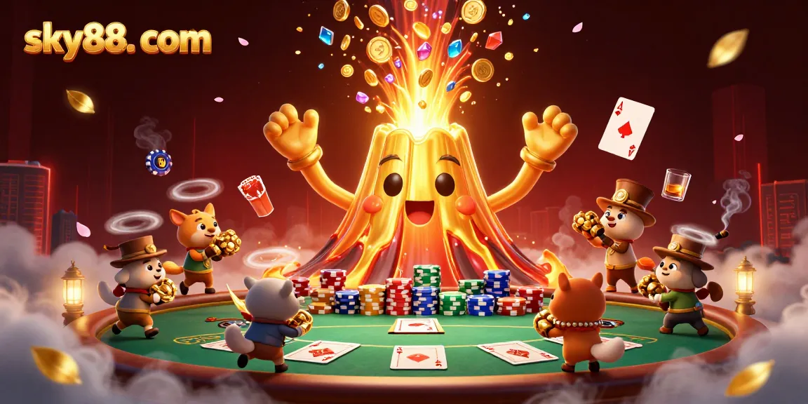 Experience the thrill of sky88. com with a vibrant casino adventure featuring rich 3D elements.