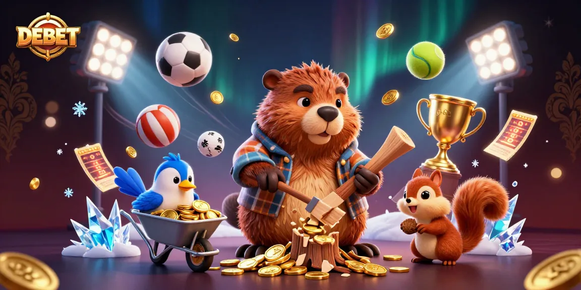 Engage in thrilling gameplay at DEBET with dynamic sports elements and vibrant coin rewards.