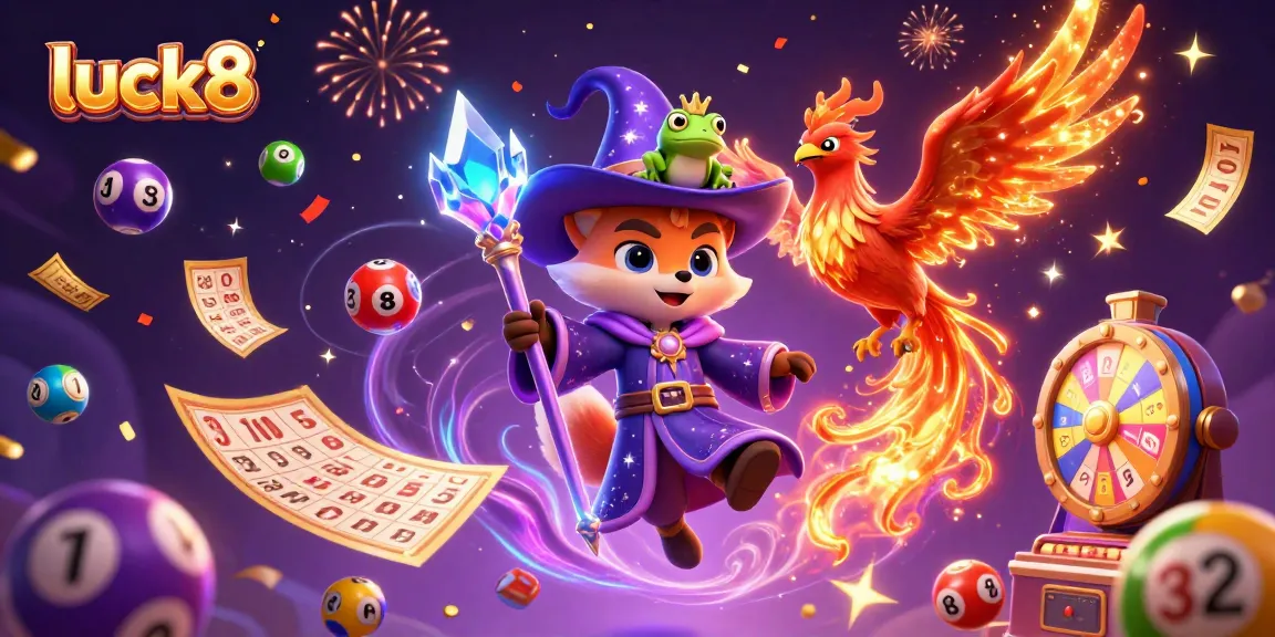 Engage in thrilling gameplay at luck8 with vibrant casino elements and a magical theme.